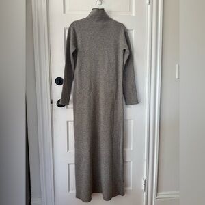 NWT Ralph Lauren Gray/Taupe Long Sleeve Dress